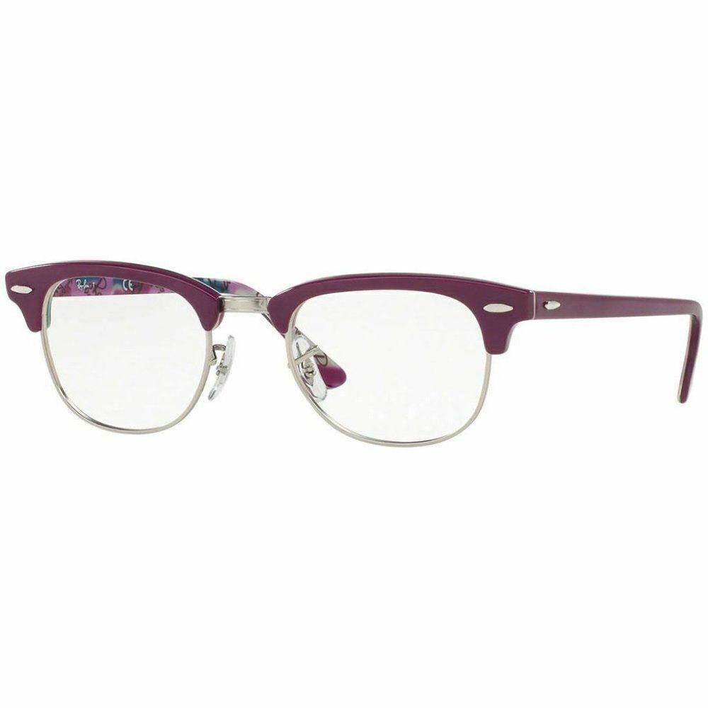 Ray-Ban Browline Eyeglasses Violet W/Demo Lens